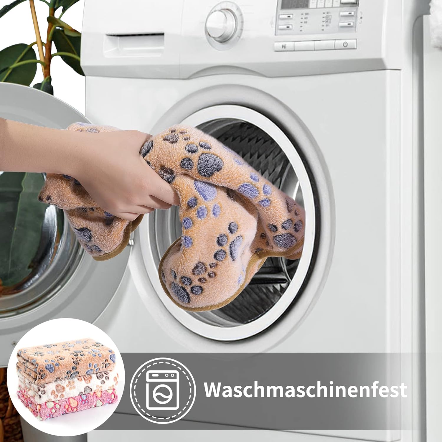 Weiche, flauschige, hochwertige Haustierdecke