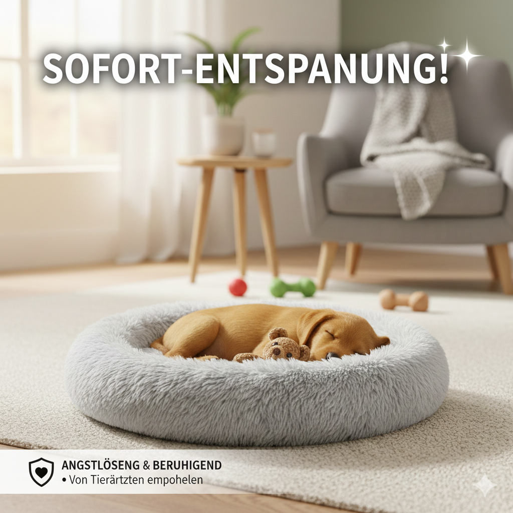 pfotenpremium™Das gemütliche Haustierbett Fluffy Wolke 7 Plus