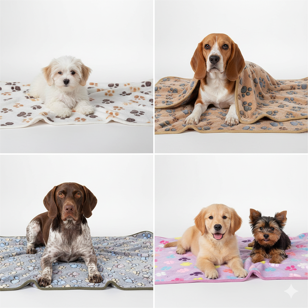 Weiche, flauschige, hochwertige Haustierdecke