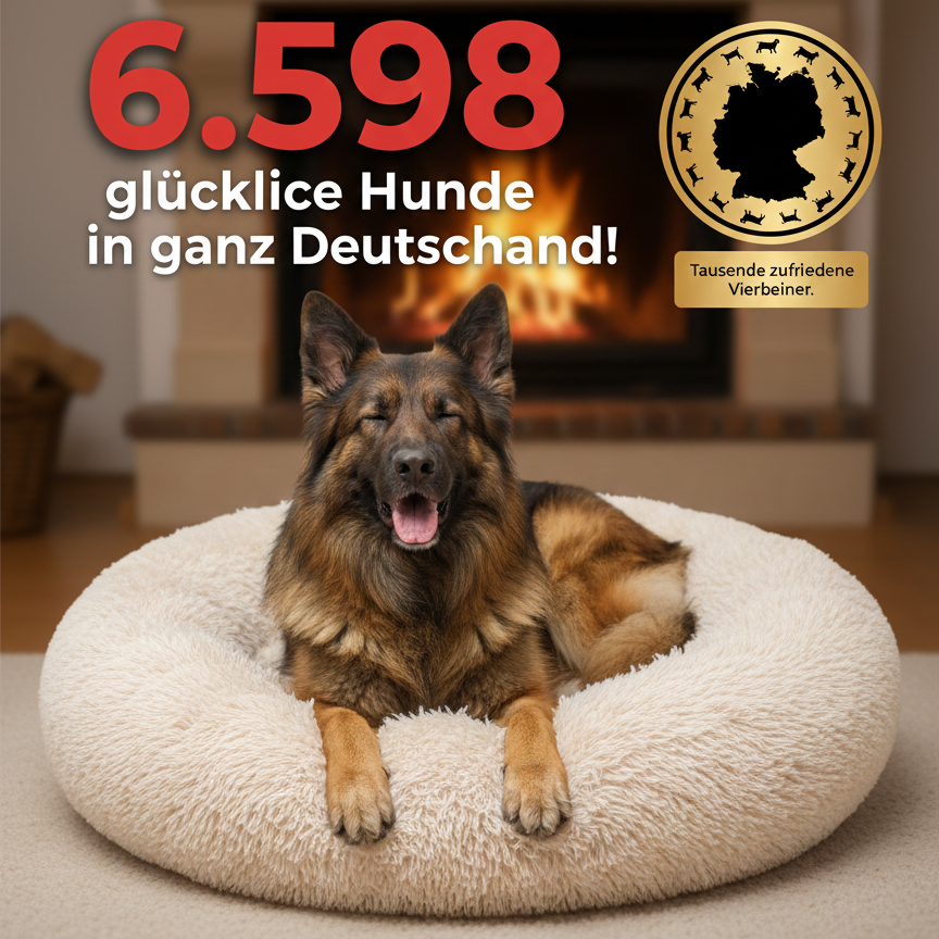 pfotenpremium™Das gemütliche Haustierbett Fluffy Wolke 7 Plus